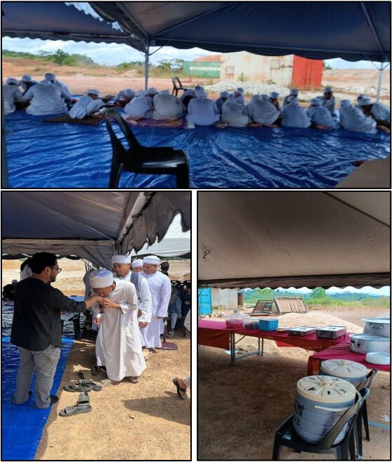 Doa Selamat & Solat Hajat) at Tapak Lombong N1 M.S Machang Setahun (2024)
